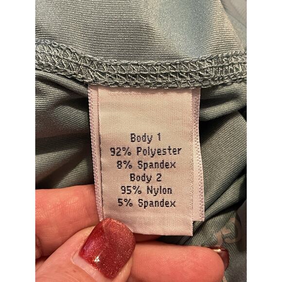 GGBLUE Hixe Sports Golf Set Top L & Skirt M White and Green Bay Leaf's - Picture 9 of 16